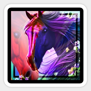 Mythical Horses Sticker